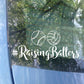 Raising Ballers Car Decal - Baseball/Softball, Volleyball | Sports Mom Bumper Sticker