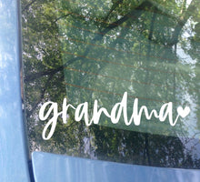 Load image into Gallery viewer, Grandma Car Decal | Grandma Gift

