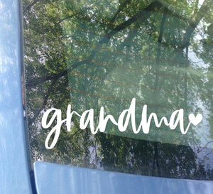 Grandma Car Decal | Grandma Gift