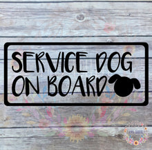 Load image into Gallery viewer, Service Dog Car Decal | In Case Of Emergency
