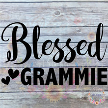 Load image into Gallery viewer, Blessed Grammie Car Decal | Grammie Gift
