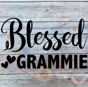Blessed Grammie Car Decal | Grammie Gift