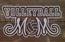 Load image into Gallery viewer, Volleyball Mom Car Decal | Sports Mom Bumper Sticker
