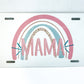 Mama Boho Rainbow Decorative Car Plate